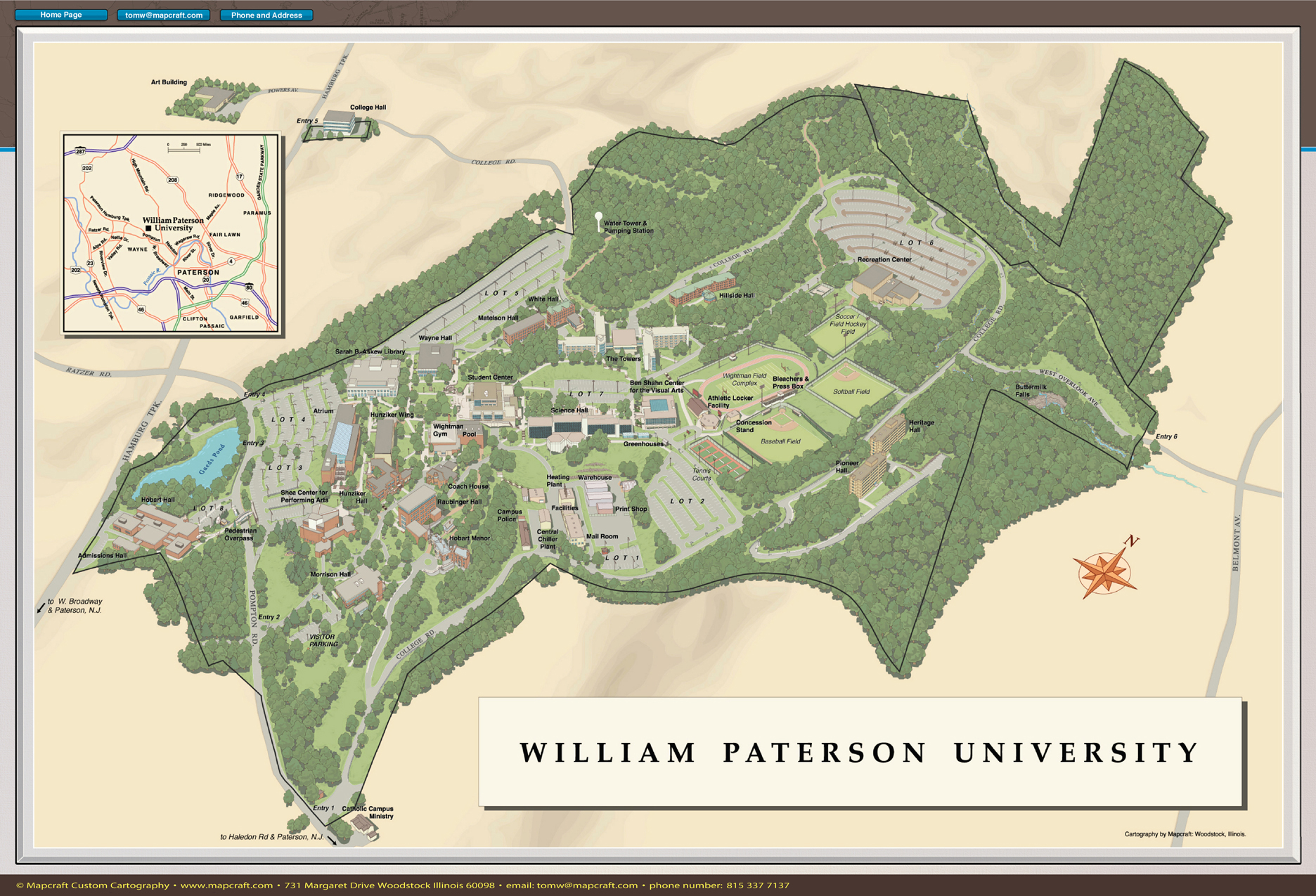 Mapcraft Custom Cartography William Paterson University